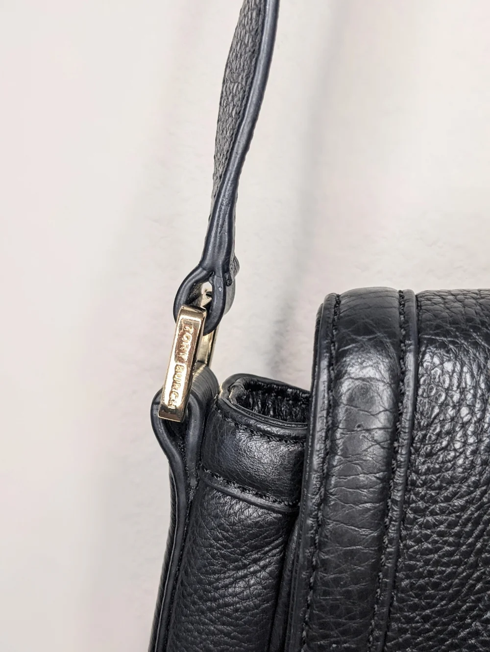 Tory Burch Black Leather Amanda Crossbody Bag